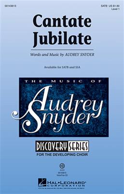 Audrey Snyder: Cantate Jubilate: Gemischter Chor mit Begleitung