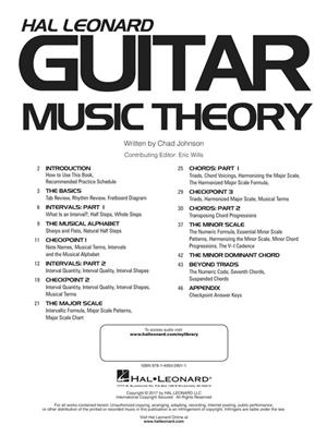 Hal Leonard Guitar Music Theory