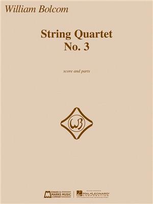 William Bolcom: String Quartet No. 3 - Score And Parts: Streichquartett