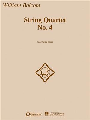 William Bolcom: String Quartet No. 4 - Score And Parts: Streichquartett