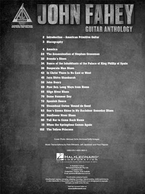 John Fahey - Guitar Anthology: Gitarre Solo