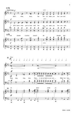 Sing: (Arr. Mark Brymer): Gemischter Chor mit Begleitung