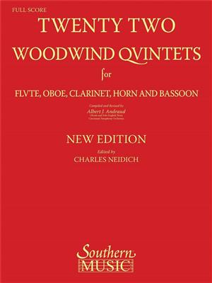 Albert Andraud: 22 Woodwind Quintets - New Edition: (Arr. Charles Neidich): Holzbläserensemble