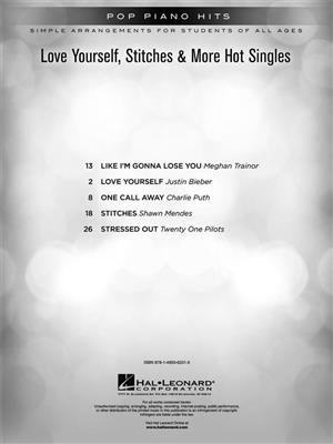 Love Yourself, Stitches & More Hot Singles: Klavier Solo
