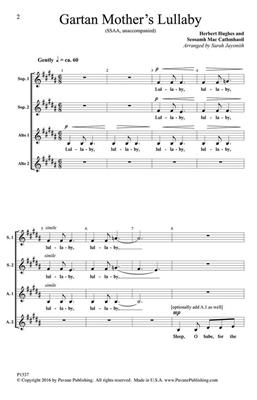 Gartan Mother's Lullaby: (Arr. Sarah Jaysmith): Frauenchor A cappella