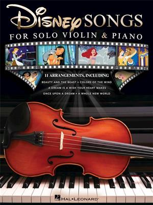 Disney Songs for Solo Violin & Piano: Violine mit Begleitung