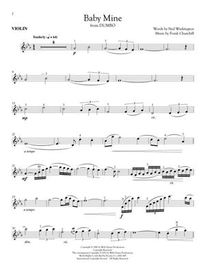 Disney Songs for Solo Violin & Piano: Violine mit Begleitung