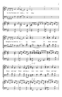 Isaac Watts: A New Song: Gemischter Chor mit Begleitung
