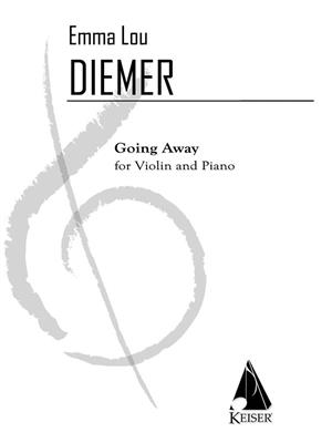 Emma Lou Diemer: Going Away for Violin and Piano: Violine mit Begleitung