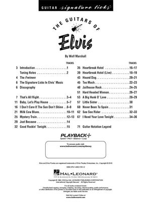 Elvis Presley: The Guitars of Elvis - 2nd Edition: Gitarre Solo