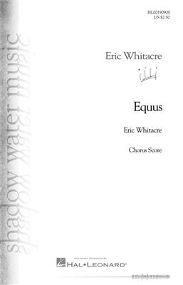 Eric Whitacre: Equus - Opt. Choral Part for Band Work: Gemischter Chor mit Begleitung