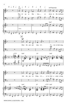Mac Huff: Swing Song (A Jazz Suite): Gemischter Chor mit Begleitung