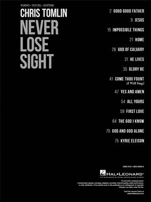 Chris Tomlin - Never Lose Sight: Klavier, Gesang, Gitarre (Songbooks)