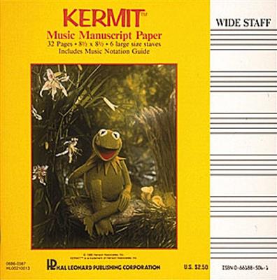 Kermit Manuscript Paper: Notenpapier