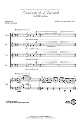 Gloucestershire Wassail: (Arr. Steve Huffines): Gemischter Chor mit Begleitung