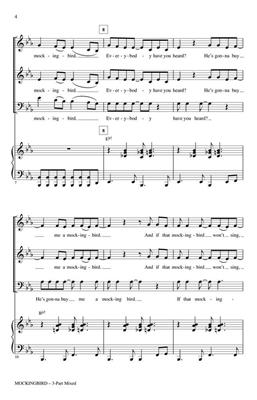Mockingbird: (Arr. Roger Emerson): Gemischter Chor mit Begleitung