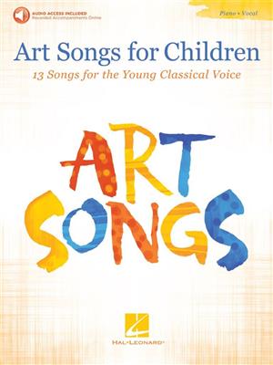 Art Songs For Children: Gesang mit Klavier