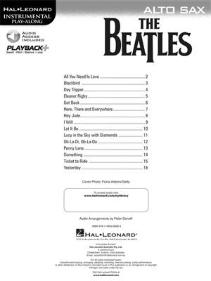 The Beatles - Instrumental Play-Along: Altsaxophon