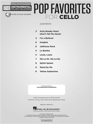 Pop Favorites - 10 Fun Hits: Cello Solo