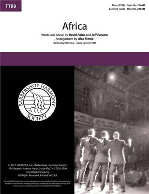 David Paich: Africa: Männerchor A cappella