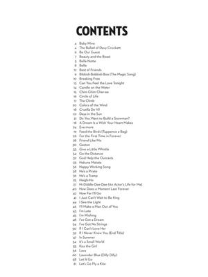 101 Disney Songs: Tenorsaxophon