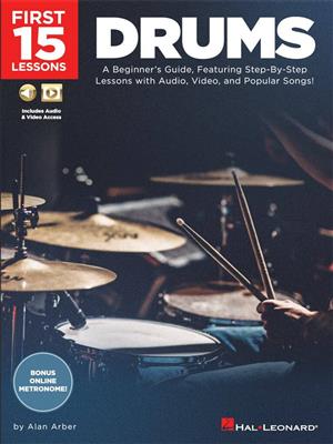 Alan Arber: First 15 Lessons - Drums: Schlagzeug