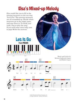 Disney Music Activity Book: Gesang mit Klavier