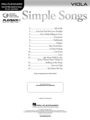 Simple Songs: Viola Solo