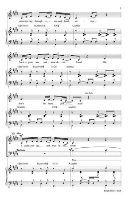 Benj Pasek: Requiem: (Arr. Roger Emerson): Gemischter Chor mit Begleitung