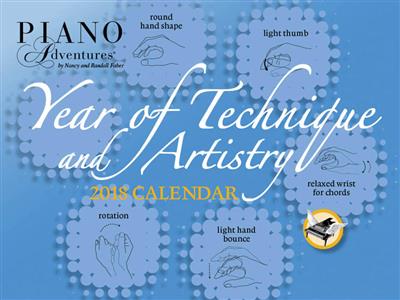 Year of Technique & Artistry 2018 Calendar: Klavier Solo