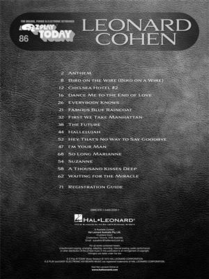 Leonard Cohen: Klavier Solo