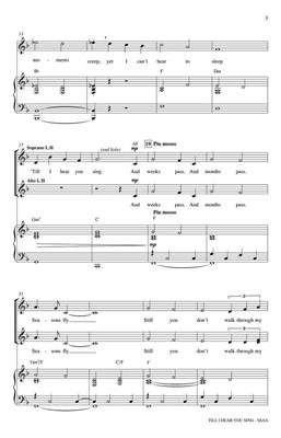 'Till I Hear You Sing: (Arr. Mac Huff): Frauenchor mit Begleitung