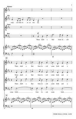 Felix Mendelssohn Bartholdy: There Shall a Star: (Arr. John Leavitt): Gemischter Chor mit Begleitung