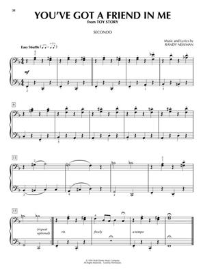 Favorite Disney Songs for Piano Duet: Klavier vierhändig