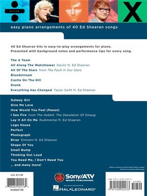 Really Easy Piano: 40 Ed Sheeran Songs