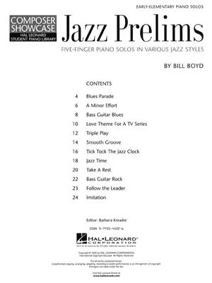 Bill Boyd: Jazz Prelims: Klavier Solo