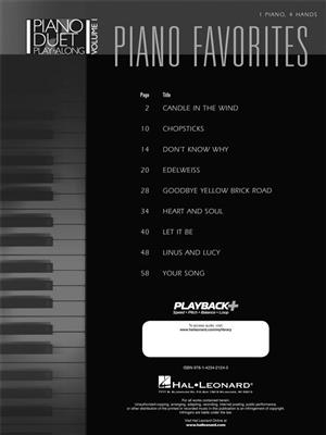 Piano Favorites: Klavier Duett