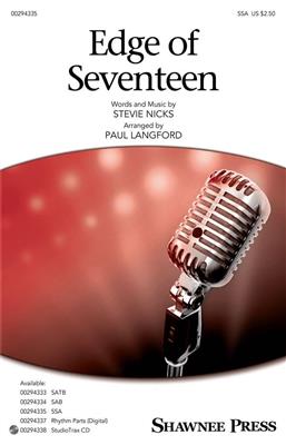 Stevie Nicks: Edge Of Seventeen: (Arr. Paul Langford): Frauenchor mit Begleitung