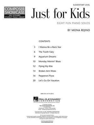 Mona Rejino: Just for Kids: Klavier Solo