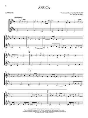 Pop Classics for Two Clarinets: Klarinette Duett