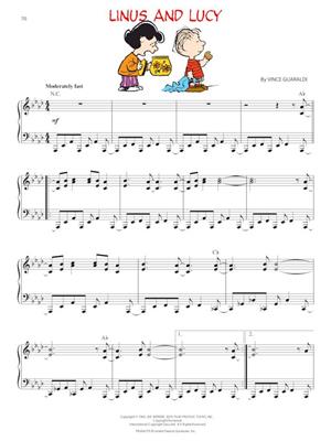 The Peanuts÷ Illustrated Songbook: Klavier Solo