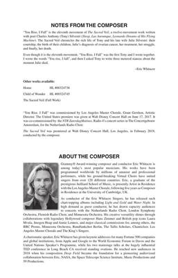 Eric Whitacre: You Rise, I Fall: Gemischter Chor mit Begleitung