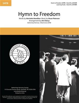 Oscar Peterson: Hymn to Freedom: (Arr. Jim Clancy): Gemischter Chor A cappella