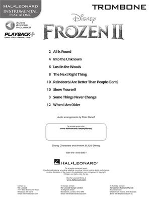 Robert Lopez: Frozen II - Instrumental Play-Along Trombone: Posaune Solo
