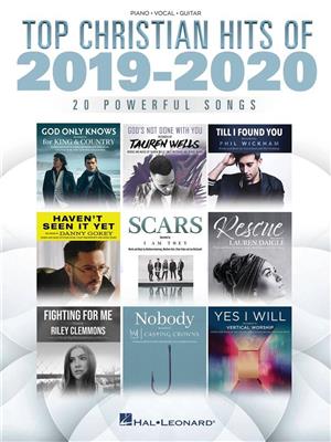 Top Christian Hits of 2019-2020: Klavier, Gesang, Gitarre (Songbooks)