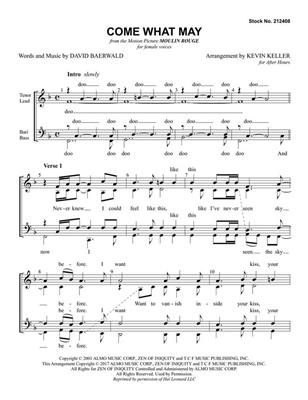 Come What May: (Arr. Kevin Keller): Frauenchor A cappella