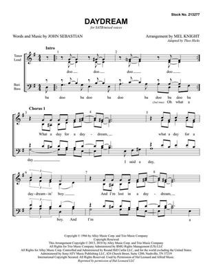 Daydream: (Arr. Mel Knight): Gemischter Chor A cappella