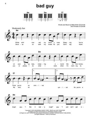 Billie Eilish: Billie Eilish - Super Easy Songbook: Easy Piano