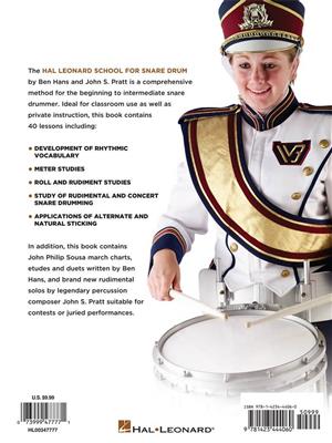 Hal Leonard School for Snare Drum