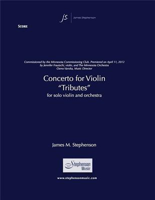 Jim Stephenson: Concerto for Violin (Tributes): Orchester mit Solo